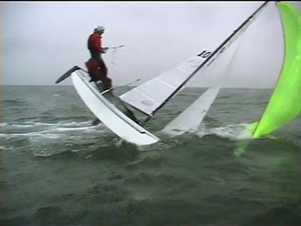 Hobie Cat 16 SPI - Wild Nose dive - Theis Coling and Magnus Nørbo, Denmark