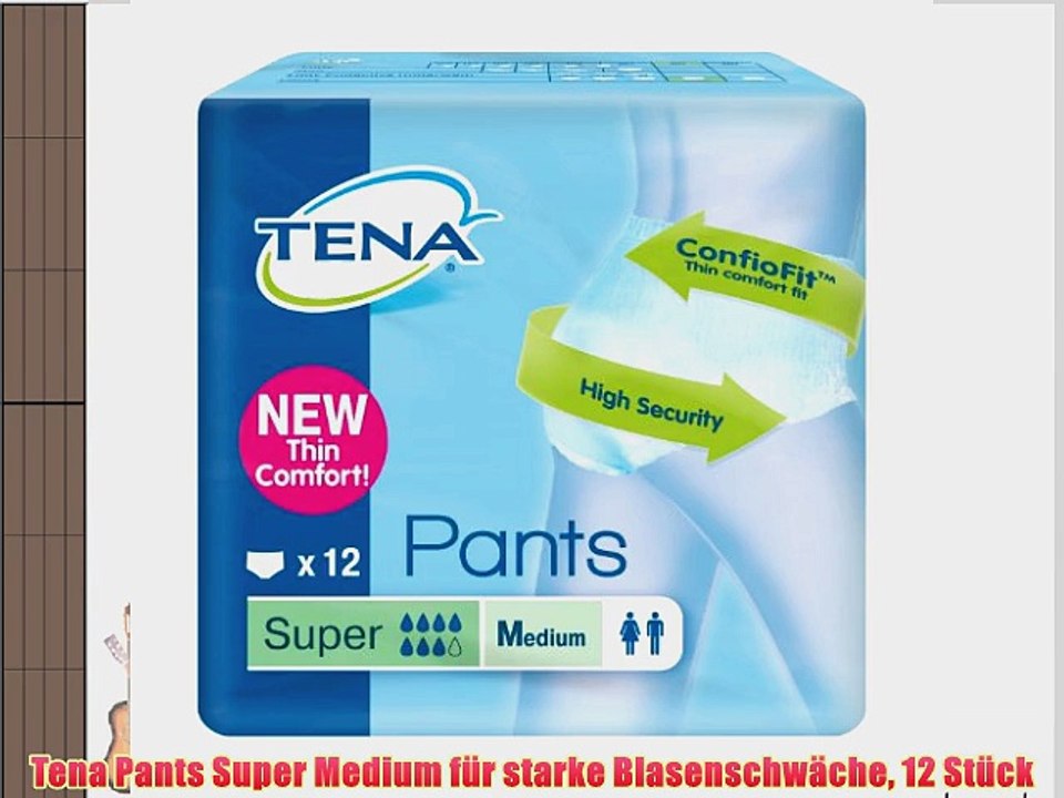 Tena Pants Super Medium f?r starke Blasenschw?che 12 St?ck