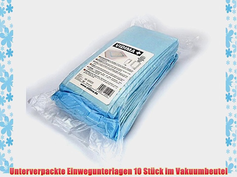 200 St?ck | Inkontinenzunterlagen Krankenunterlagen 40x60cm handlich unterverpackte Einwegunterlagen