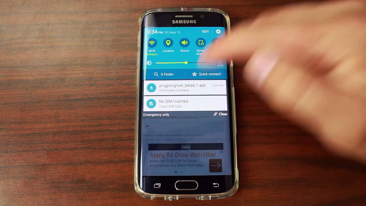 PingPong Root - How to Root the Samsung Galaxy S6 and Edge using Ping Pong Root style