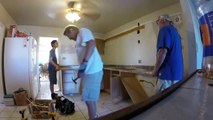 GoPro: Kitchen Getting Refurbished In 3-Days. (Time-Lapse)