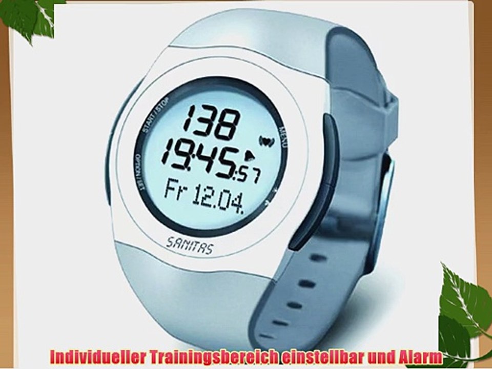 Sanitas SPM 25 Pulsuhr grau