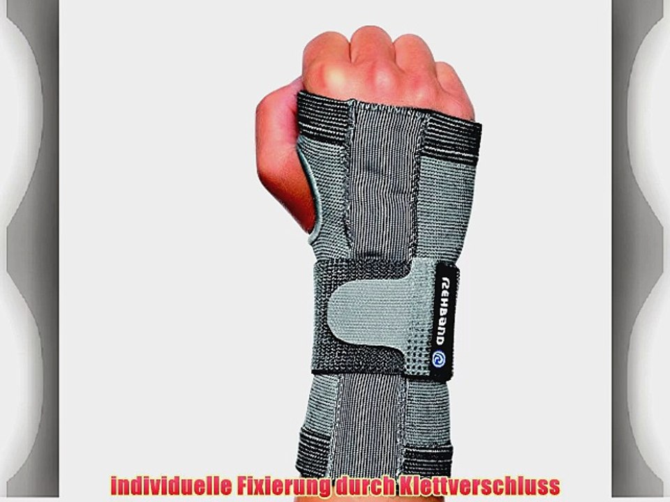Rehband Bandage Active Line Handgelenkschutz Grau L R6904-40