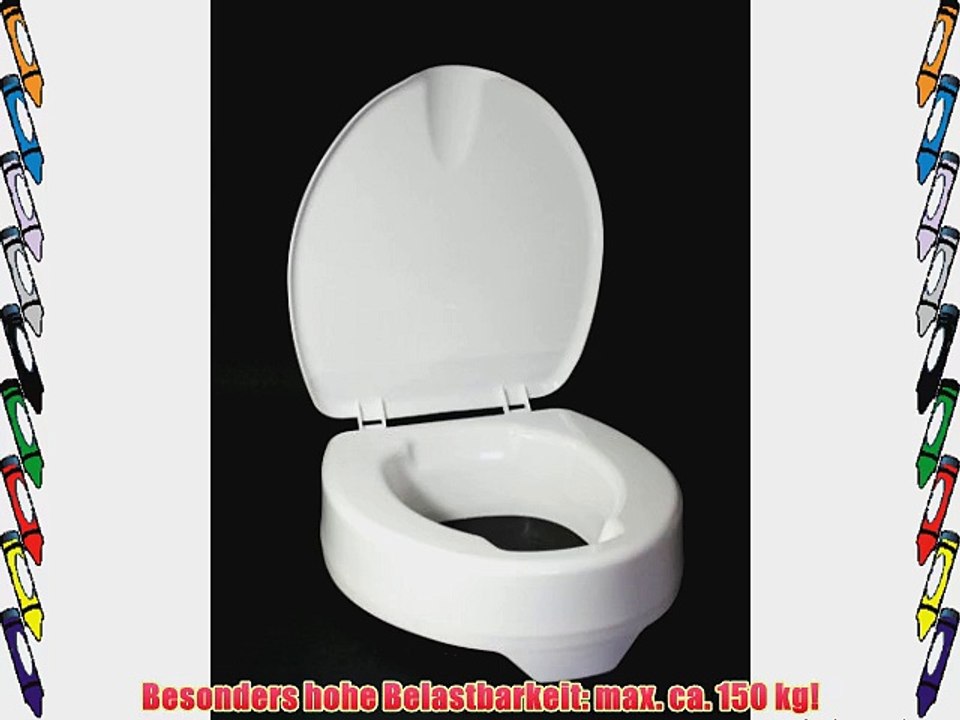 Meyra Ortopedia Modell Molett Toilettensitzerh?hung mit Deckel Toilettenaufsatz