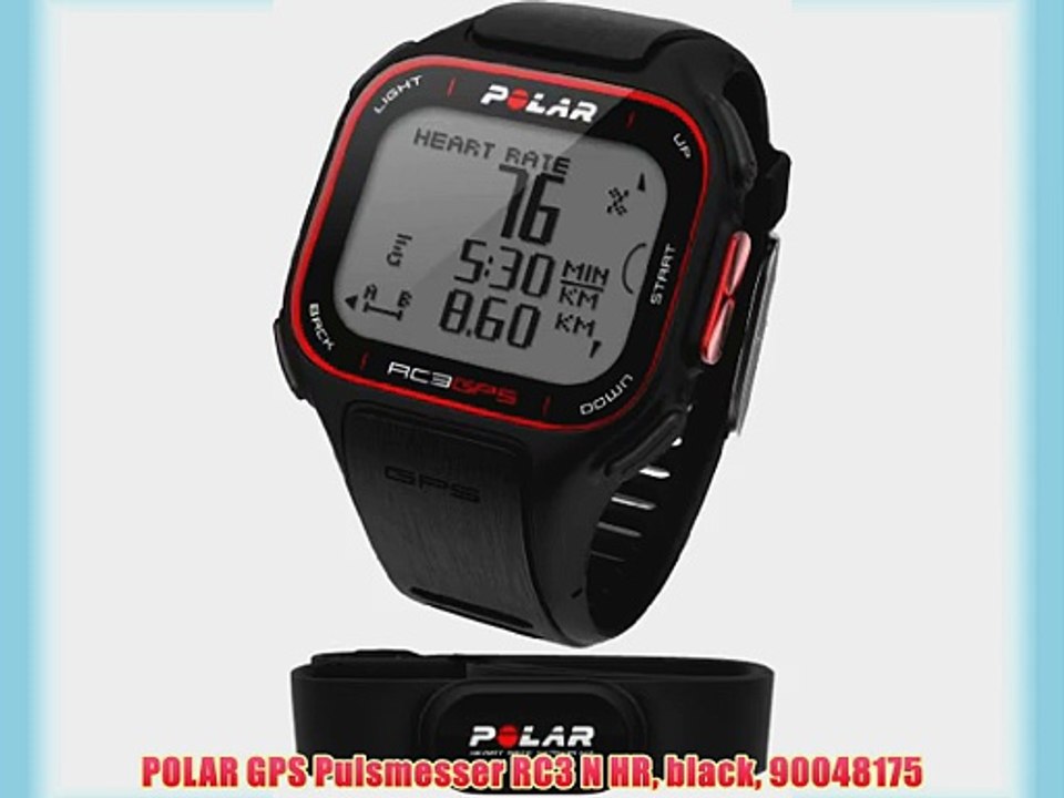 POLAR GPS Pulsmesser RC3 N HR black 90048175