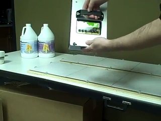 Anti-Slip Slippery Tile treatment testing on treated and untreated using SlipDoctors.com BOT-3000