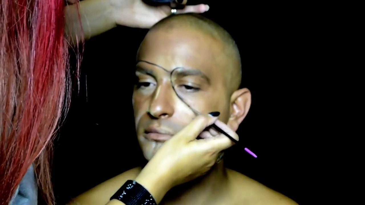 NICK FURY AVENGERS MAKEUP TUTORIAL