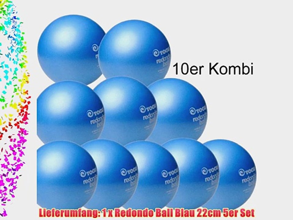 Redondo Ball Blau 22cm 5er Set