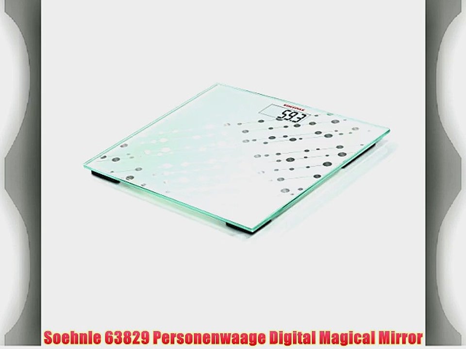 Soehnle 63829 Personenwaage Digital Magical Mirror