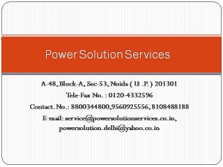 Power Solution Services