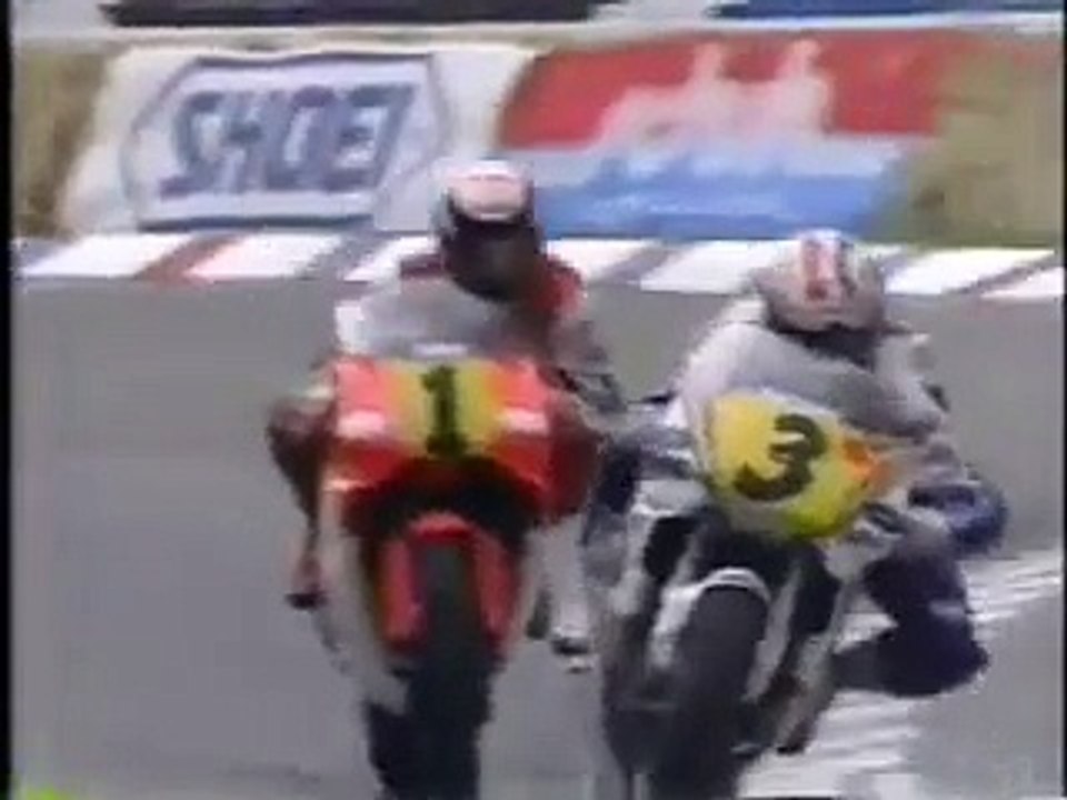 '91 WGP German（1/3）Rainy vs Schwantz vs Doohan High Speed Battle!