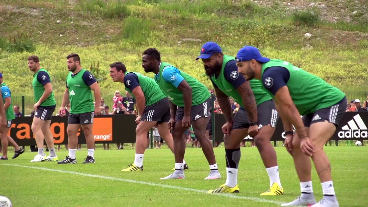 Tignes - Entraînement en altitude du XV de France / Juillet 2015