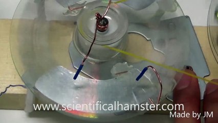 Toepler-Holtz electrostatic generator replica
