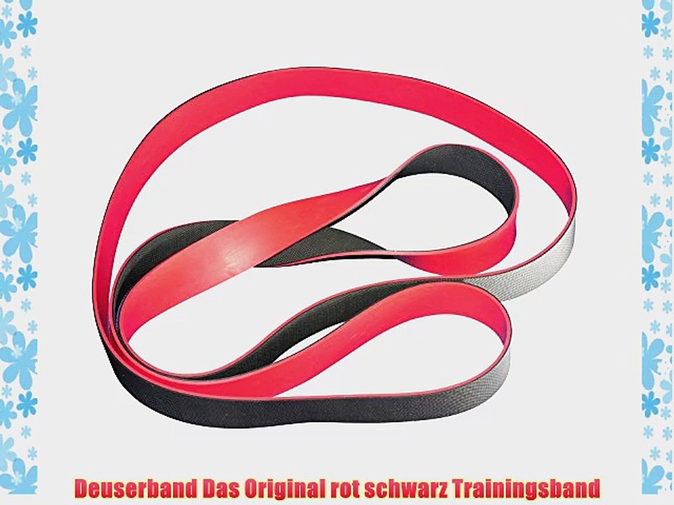 Deuserband Das Original rot schwarz Trainingsband