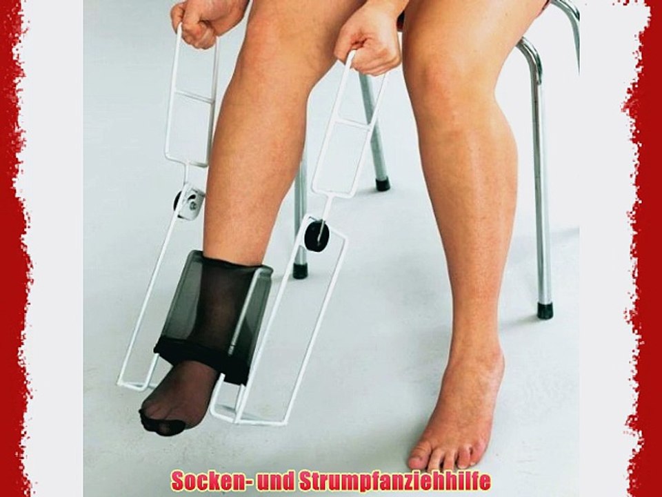 Socken- und Strumpfanziehhilfe