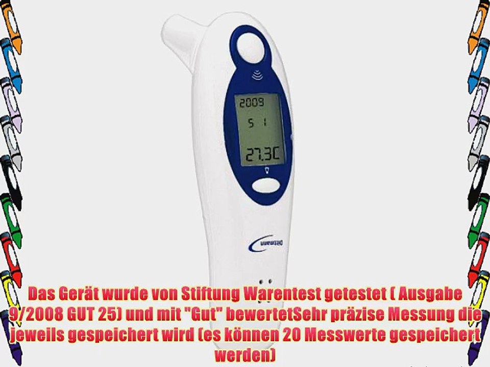 Zwei verschiedene Thermometer zum Preis von Einem: Dittmann Stirn- / Ohrthermometer plus digitales