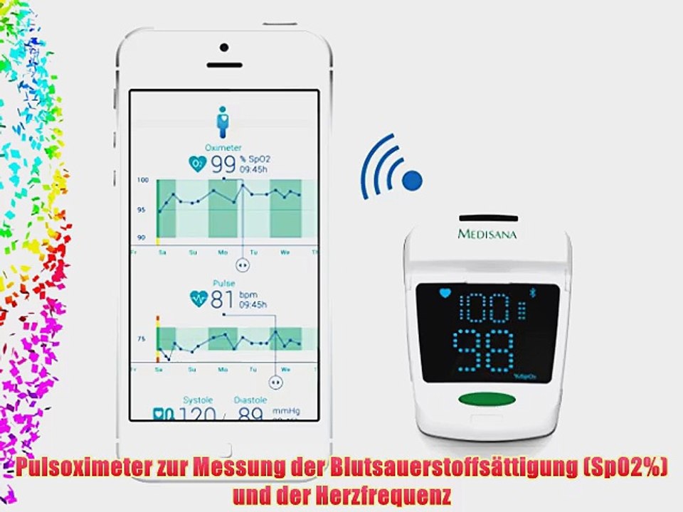 Medisana PM 150 Connect Pulsoximeter mit Bluetooth