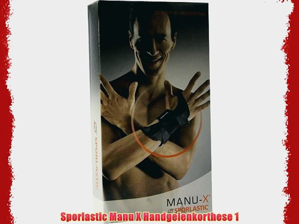 Sporlastic Manu X Handgelenkorthese 1