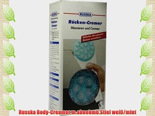 Russka Body-Creamer m.abnehmb.Stiel wei?/mint
