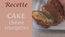 Recette - Cake chèvre courgettes