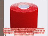 6x Kinesiologie Tape elastisches Klebeband 5mx5cm in verschiedenen Farben  hautfreundlich