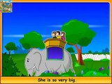 Elly the Elephant. Mother Goose English Nursery Rhymes. English Children nursery rhymes songs