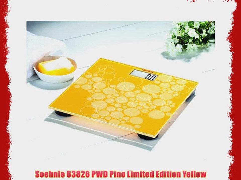 Soehnle 63826 PWD Pino Limited Edition Yellow