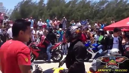 Los Mejores Arrancones En Playa Mira Mar | Motos De Carreras | Motos Tuning