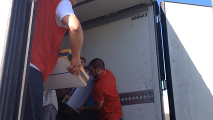 Actions des agriculteurs sur le pont de Normandie