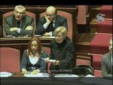 Emma Bonino (RADICALE) al Senato: il 14 sfiducia a Berlusconi ma è una crisi di Regime