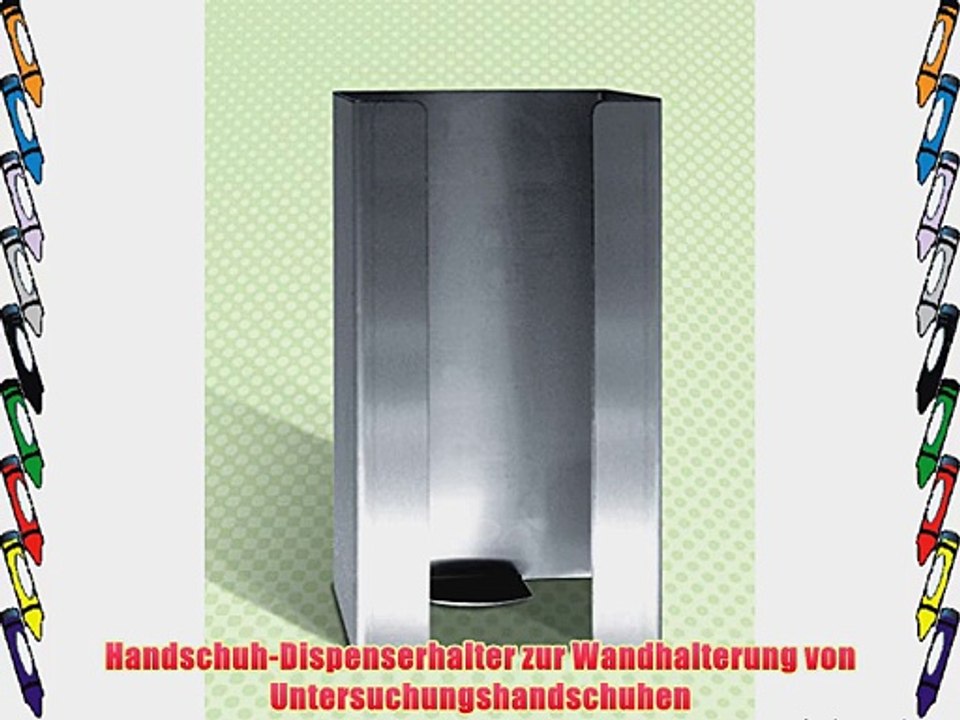 Handschuh-Dispenserhalter Edelstahl 75 mm