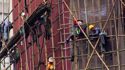 Hong Kong's bamboo scaffolding