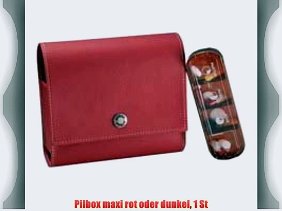 Pilbox maxi rot oder dunkel 1 St