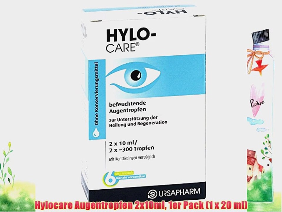 Hylocare Augentropfen 2x10ml 1er Pack (1 x 20 ml)