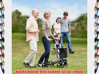 Russka Rollator Vital Sitzh?he: 62 cm / mokka
