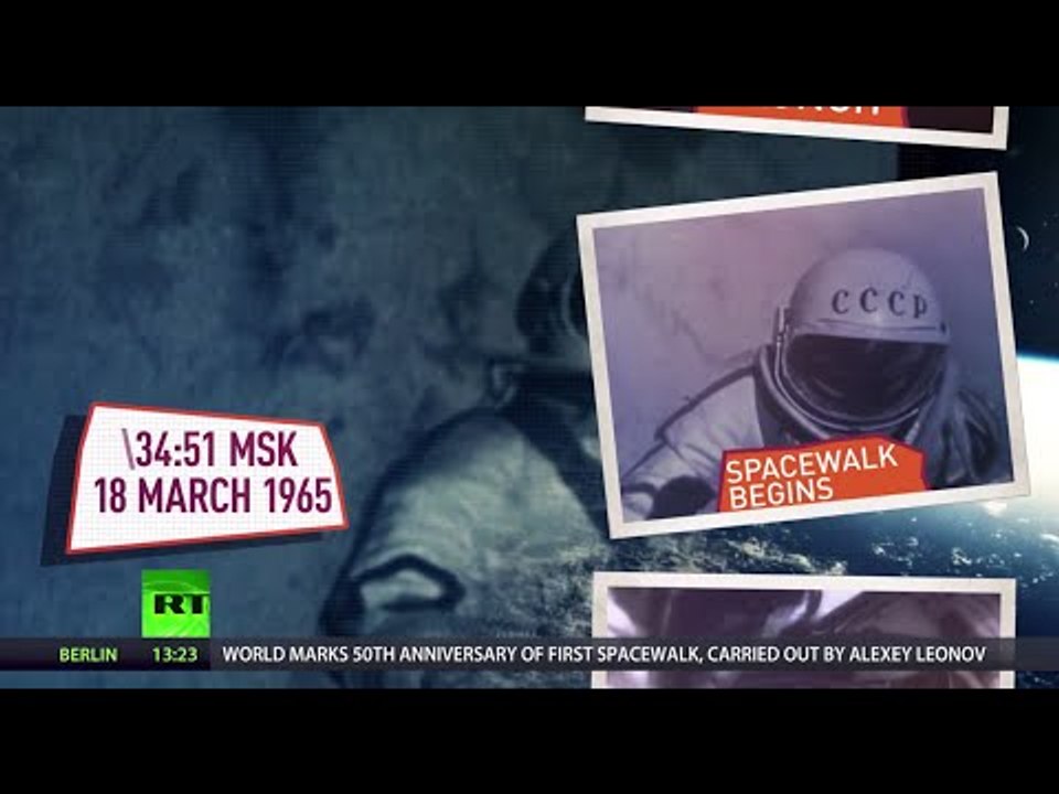 “Gagarin said ‘Almaz, you can step out’ and I jumped’” -  1st spacewalker on giant step
