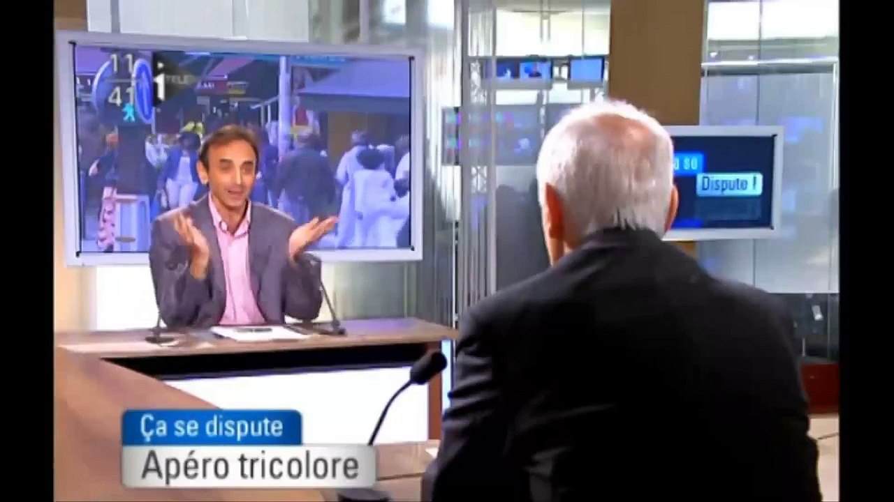 Domenach et Zemmour sur l'apéro saucisson-pinard à la Goutte d'Or