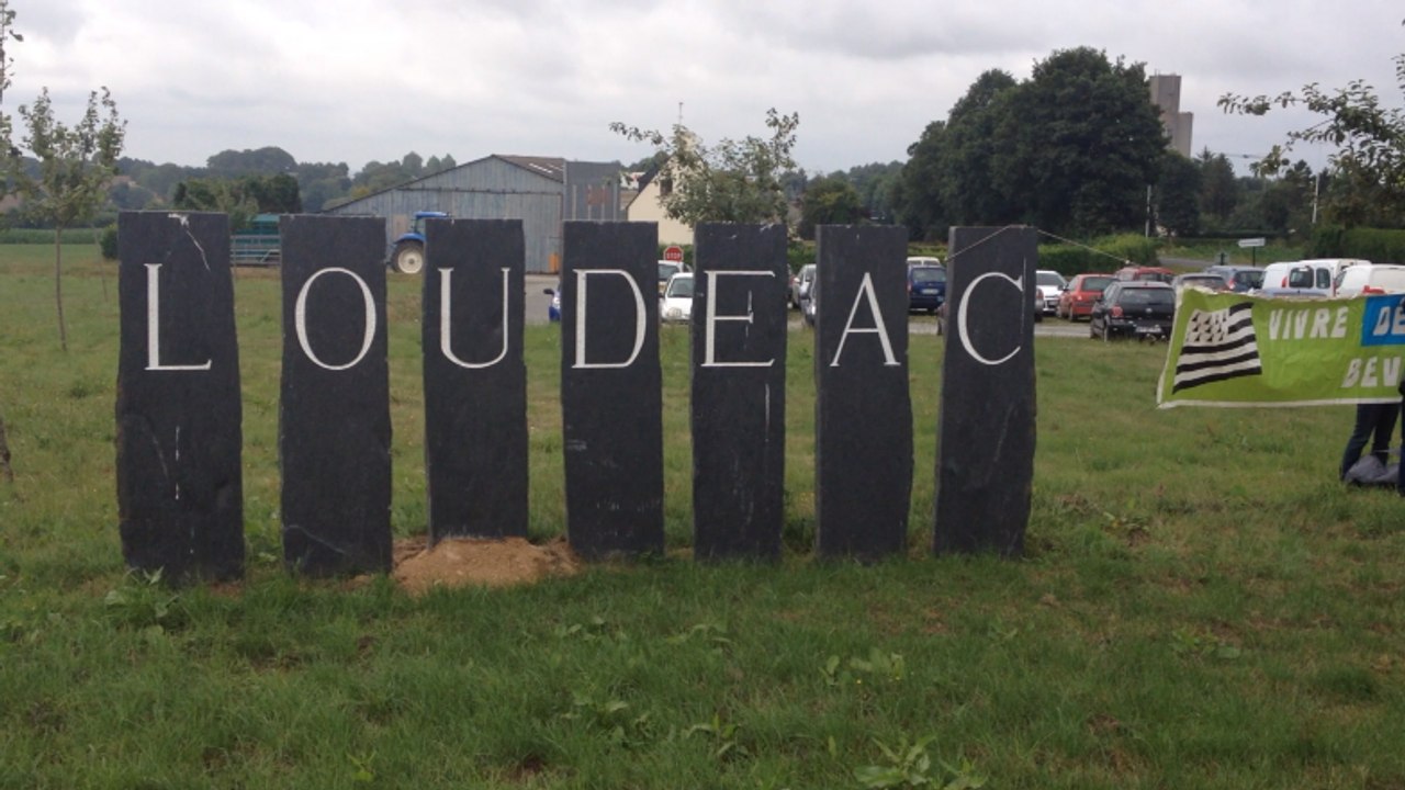 Agriculteurs en colère à Loudéac