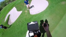 Des golfeurs utilisent la nouvelle GoPro Hero 4 comme balle de golf - Images énormes!