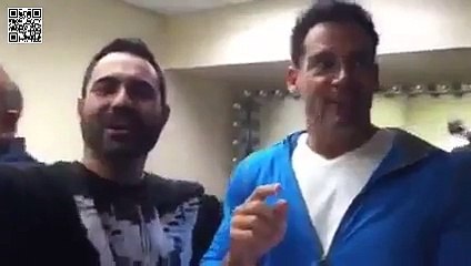 William Levy @willylevy29 y Cristian De La Fuente Backstage #PJ2015