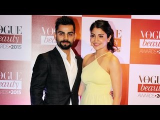 Anushka Sharma With Boyfriend Virat Kohli @ Vogue Beauty Awards 2015