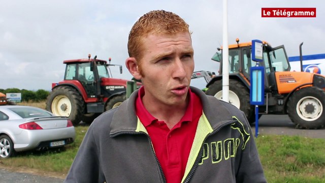 Loudéac. Les agriculteurs bloquent les principaux axes de la ville
