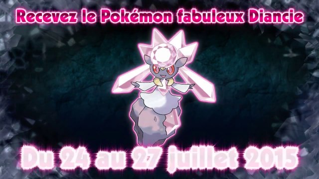 Obtenez gratuitement Diancie pour Pokémon ROSA