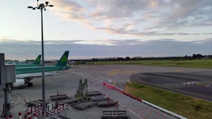 Aerlingus landing Dublin airport