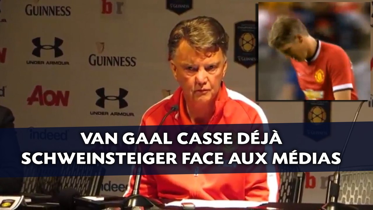 Van Gaal casse déjà Schweinsteiger face aux médias