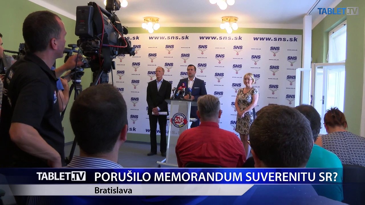 A. DANKO: SNS sa pripája k 3000 Gabčíkovčanom proti memorandu o migrantoch