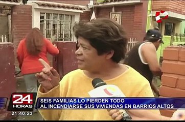 Download Video: Cercado de Lima: incendio en quinta de Barrios Altos deja seis familias en la calle