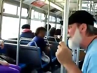 Original AC Transit Bus Fight - Epic Beard Man Tommy Bruso