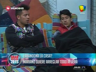 Mariano quiere abandonar la casa