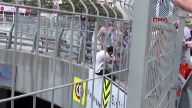 Çağlayan Adliyesi önünde intihar girişimi